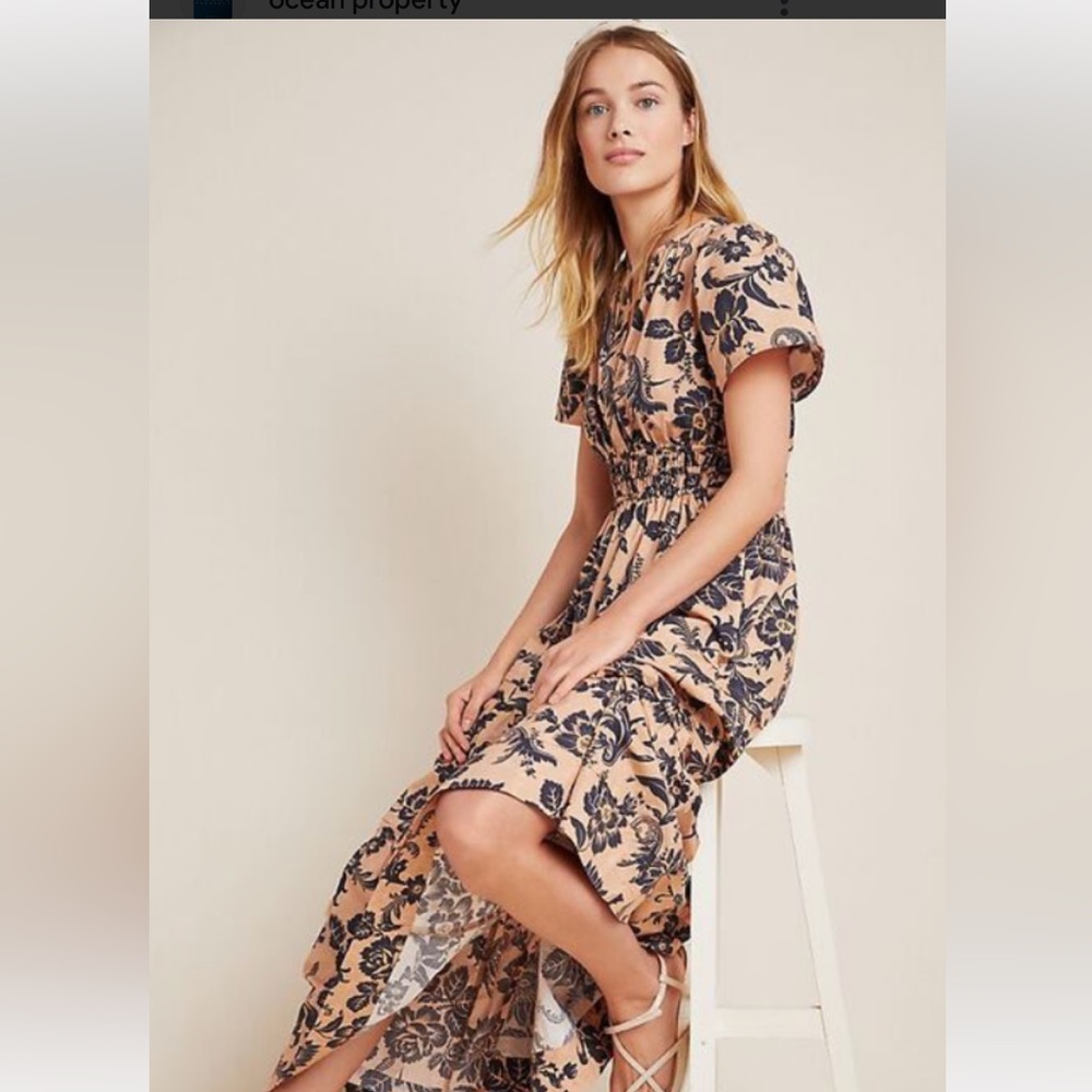 Anthropologie somerset maxi dress